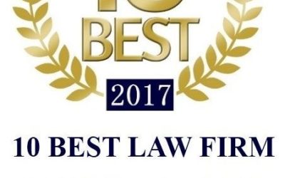 “10 Best Law Firms” – American Institute of Legal Counsel (2017-2019)
